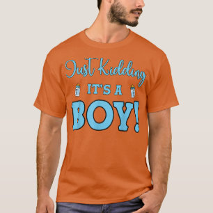 Gender visar bara att det är en pojke Baby Party T Shirt