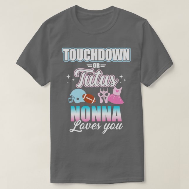 Gender visar beröringspunkter eller tutus nonna-ma t shirt (Design framsida)