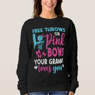 Gender visar fria tråd eller Rosa Bows Granny Kärl T Shirt