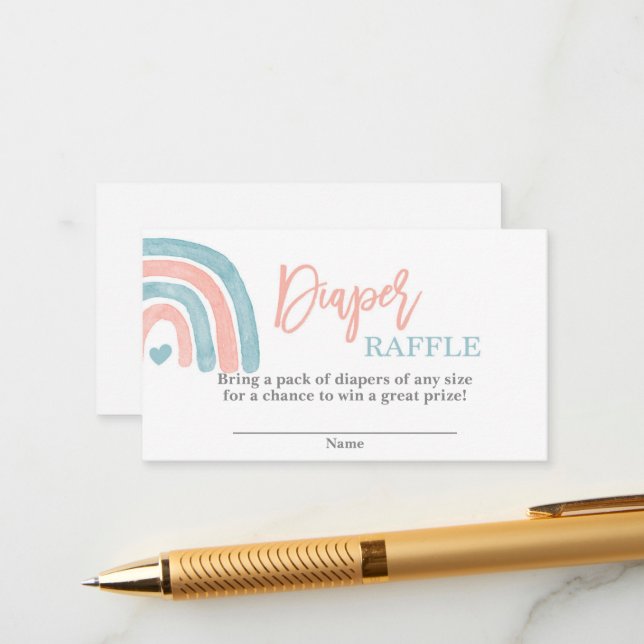 Gender visar regnbågsdykare Raffel Tilläggskort (Fram/Back In Situ)