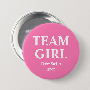 Gender visar rosa för Team Girl - alla teman Knapp