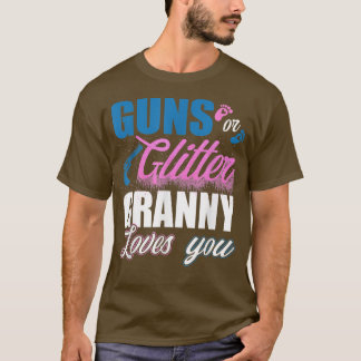 Gender visar s eller glitter Granny som matchar ba T Shirt