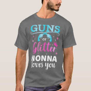 Gender visar s eller glitter nonna som matchar bab t shirt
