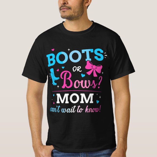 Gender visar stövlar eller bågar mamma som matchar t shirt (Framsida)