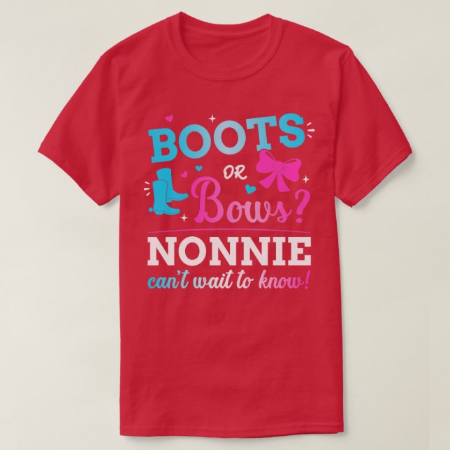 Gender visar stövlar eller bågar som inte matchar  t shirt (Design framsida)