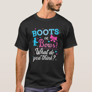 Gender visar stövlar eller bågar vad du gör tänka t shirt