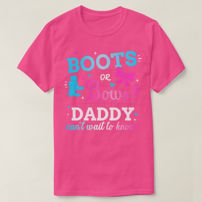 Gender visar stövlar eller bögar som matchar baby  t shirt (Design framsida)