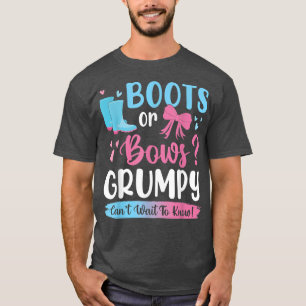 Gender visar stövlar eller bovar Gumpy som matchar T Shirt