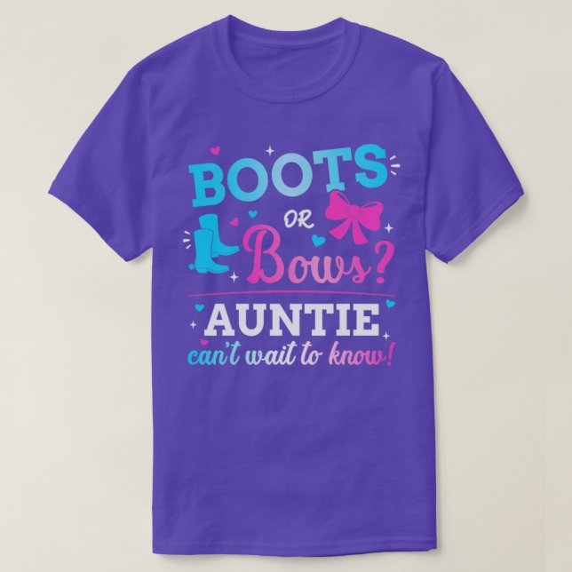 Gender visar stövlar eller kråkor som matchar baby t shirt (Design framsida)