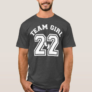 Gender visar teamflicka 2022 som passar familjen b t shirt