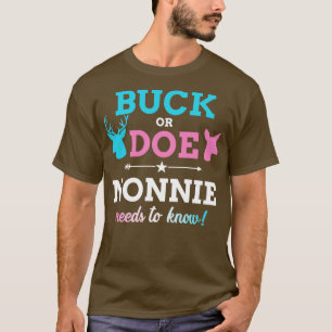 Gender visar upp buck eller njure som matchar baby t shirt