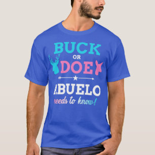 Gender visar upp buckor eller gör abuelo matchande t shirt
