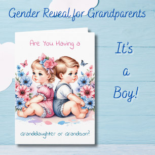 Gender-visning Du har en morson Kort