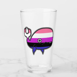 Genderfluid Anxid men stolt valgumlare Glaskopp