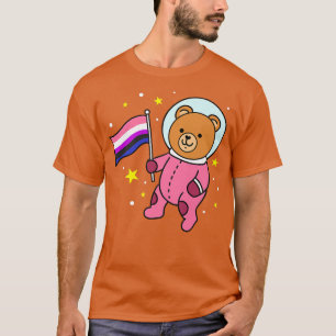 Genderfluid Bear in Space Genderfluid Premium 900 T Shirt