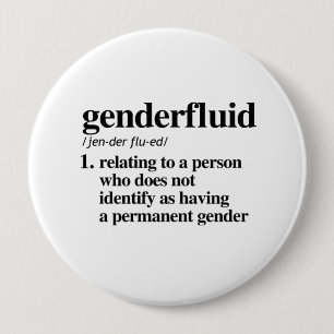 Genderfluid definition - definierad LGBTQ benämne Knapp