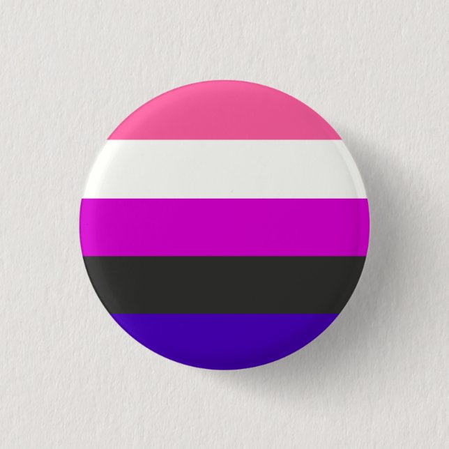 Genderfluid flagga knapp (Framsida)
