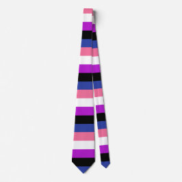 Genderfluid Flagga Tie Slips