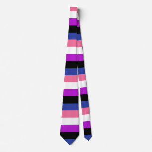 Genderfluid Flagga Tie Slips