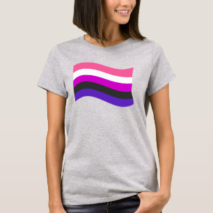 GENDERFLUID FLAGGA WAVING T-Shirt