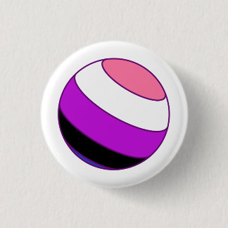 Genderfluid Pride Sphere Knapp