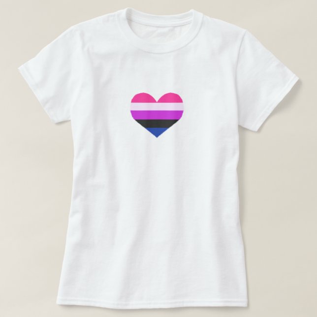 Genderfluid-Pride T Shirt (Design framsida)
