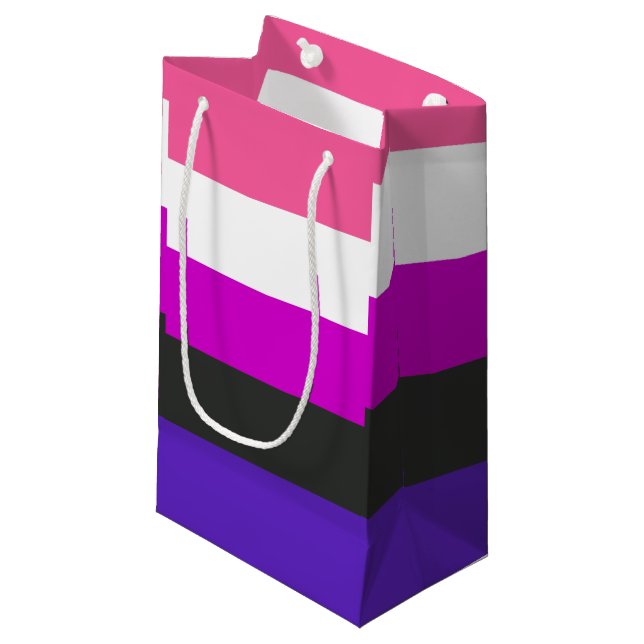 Genderfluid stolthetsflagga (Framsidan Vinklad)