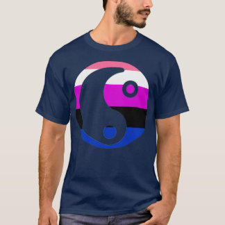 Genderfluid Yin Yang T Shirt