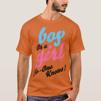 Genderna avslöjar en gåspojke eller flicka, ingen t shirt