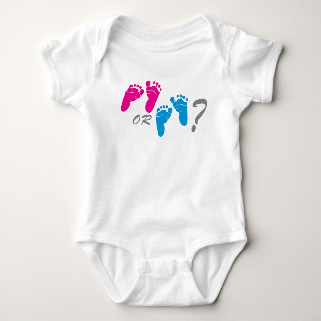 genderna avslöjar party tee shirt (Framsida)
