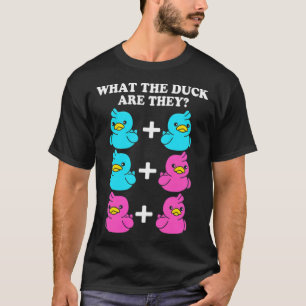 Genderna avslöjar Twillingar som Anka är galna T Shirt