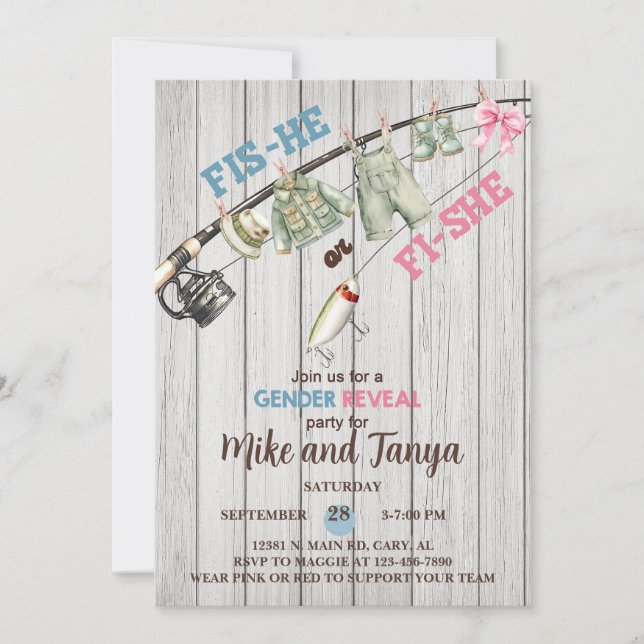 Genderna Baits eller Bows visar inbjudan. Inbjudningar (Framsida)