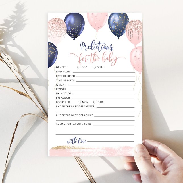 Genderna Bubblor visar förutsägelser för baby (Skapare uppladdad)