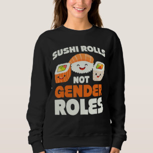 Genderna Design för sushi Rolls Not Gender Roles T Shirt
