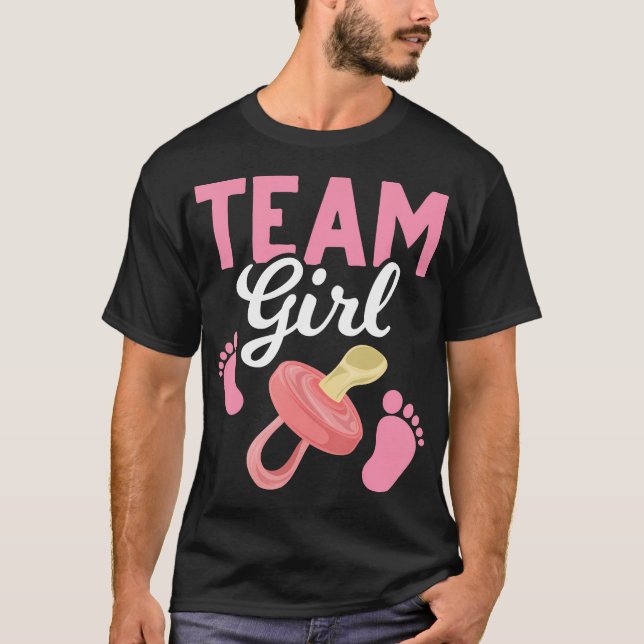 Genderna för framtida föräldrar i baby-teamet t shirt (Framsida)