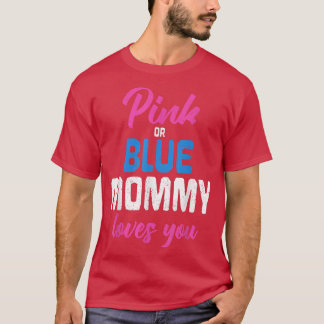 Genderna för framtida Gravid i Baby Reveal Party,  T Shirt