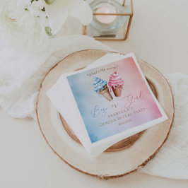 Genderna för iskräm visar vad som är Scoop Pappersservett