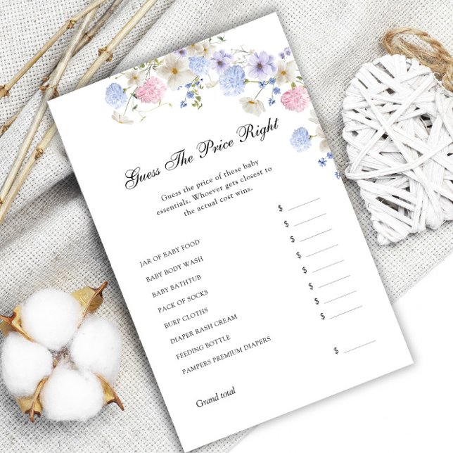 Genderna för rosa Blue Wildblomma VISAR Gissa Pris (Skapare uppladdad)