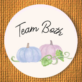 genderna för rosa-pumpa-tvilling avslöjar team Båd Runt Klistermärke