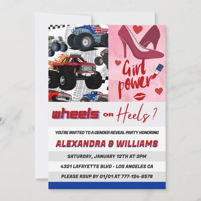 Genderna Heylar eller hjul visar inbjudningar (Framsida)