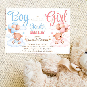Genderna om nalle avslöjar inbjudan