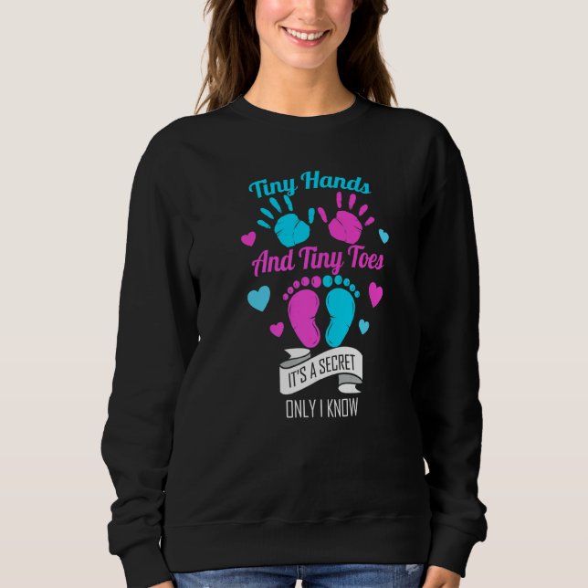 Genderna Tiny Händer och Tiny Toes T Shirt (Framsida)
