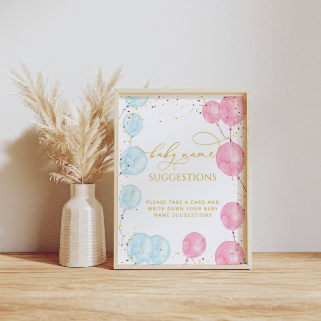 Genderna Visa förslag för baby Namn-förslag Poster (Skapare uppladdad)