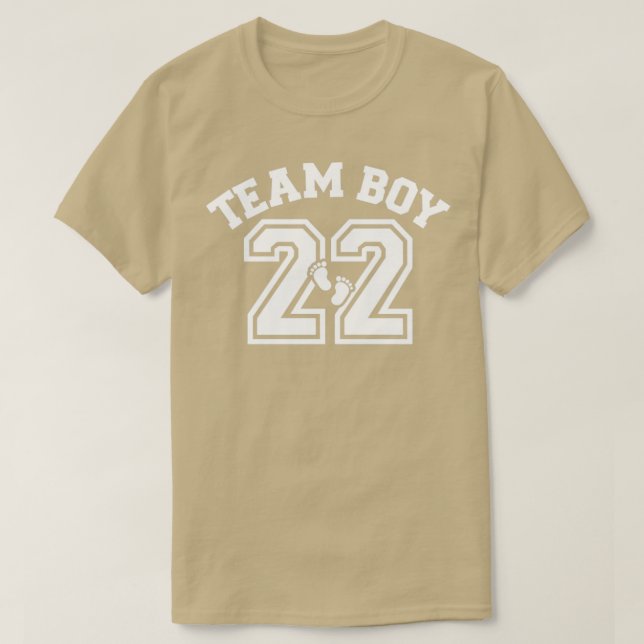 Genderna visar att team 2022 matchar familjen baby t shirt (Design framsida)