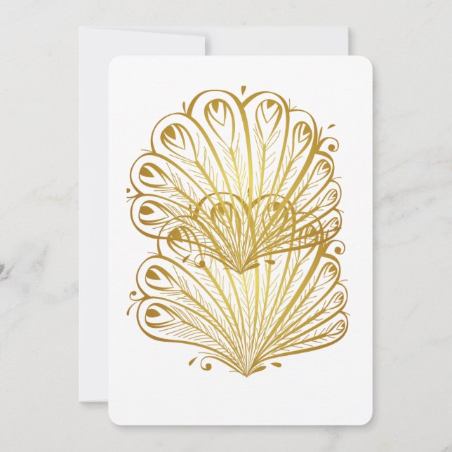 Genderna visar inbjudan (Baksida)