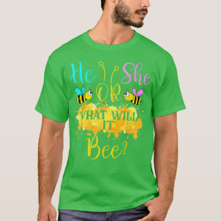 Genderna visar vad han eller hon kommer att bli t shirt