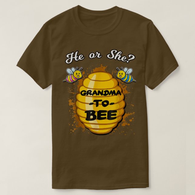 Genderna visar vad han eller hon kommer att vara t shirt (Design framsida)