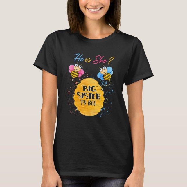 Genderna visar vad han eller hon kommer att vara. t shirt (Framsida)