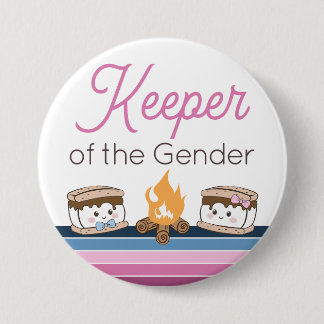 Gendernas innehavare visar S more pin Knapp