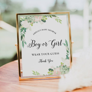 GENDERNAS spelsignatur för DEVON Boy eller Girl Poster